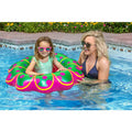 Swimming Pool Inflatable Pink Flower Baby Rider Float