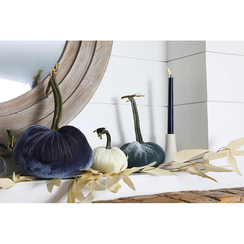 Navy Blue Taper Candles