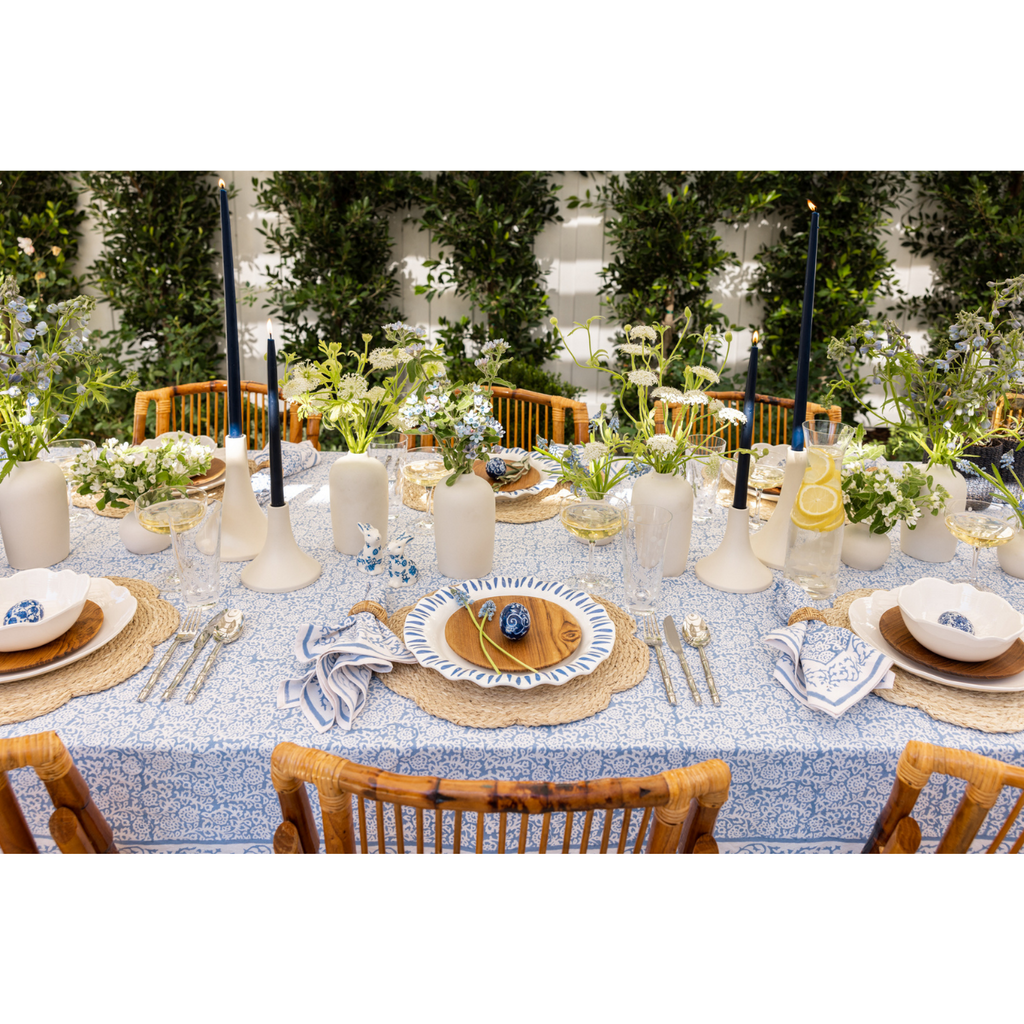 Navy Blue Taper Candles