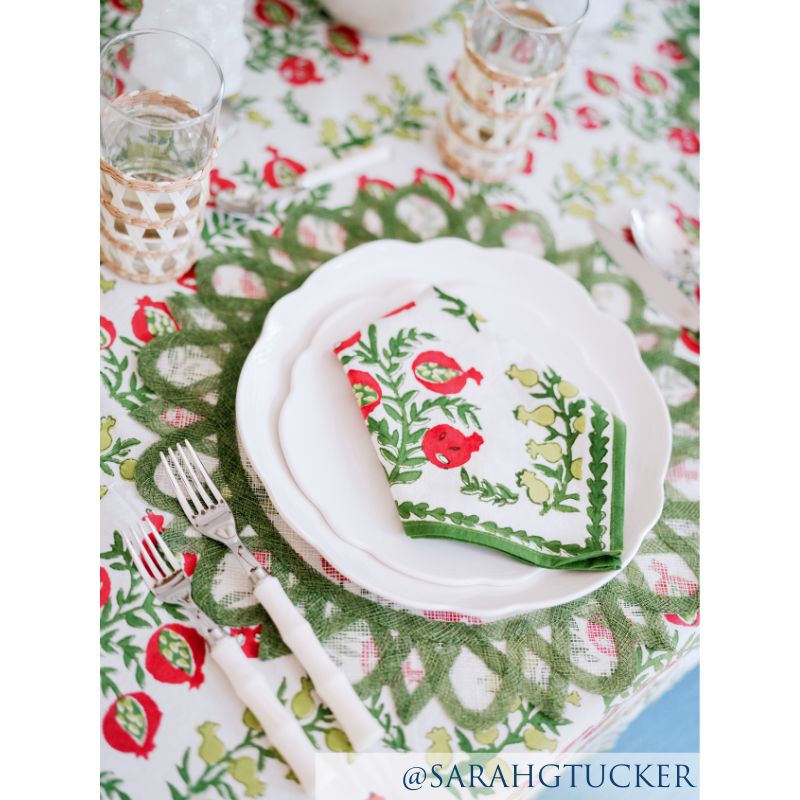 Scallop Melamine Salad Plates - Set of 4