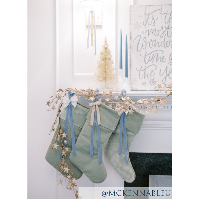 Dusty Blue Taper Candles