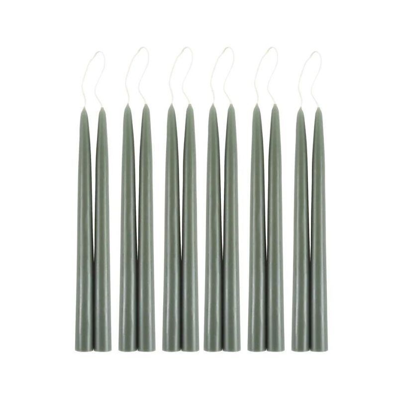 Sea Green Taper Candles