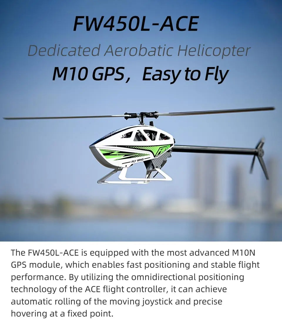 FW450 V3 RC Helicopter ACE Flight Controller FW450L V3 Smart Acro FBL Gyro Helicopter Brushless Motor Drone Quadcopter