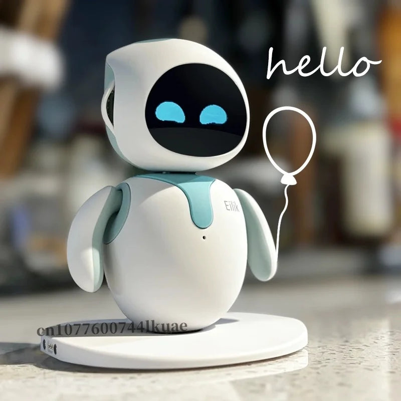 Eilik Smart Robot Pet Toy AI Emotional Intelligent Companion Pets Robot Touch Intractive Desktop Toys Children Adult Fun Gifts